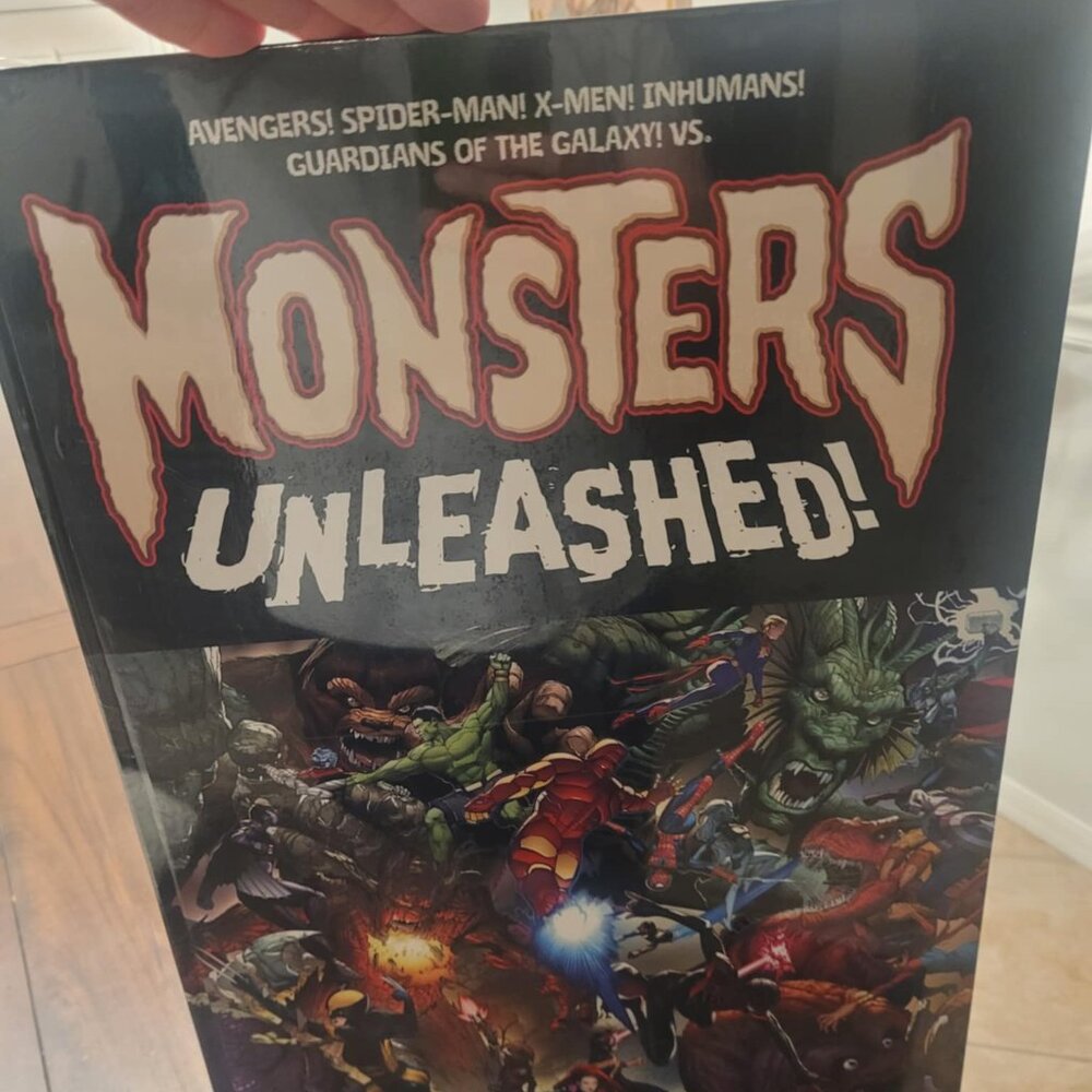 NEW Monsters Unleashed: Monster-Size Hardcover Giant Comic Book Graphic Novel